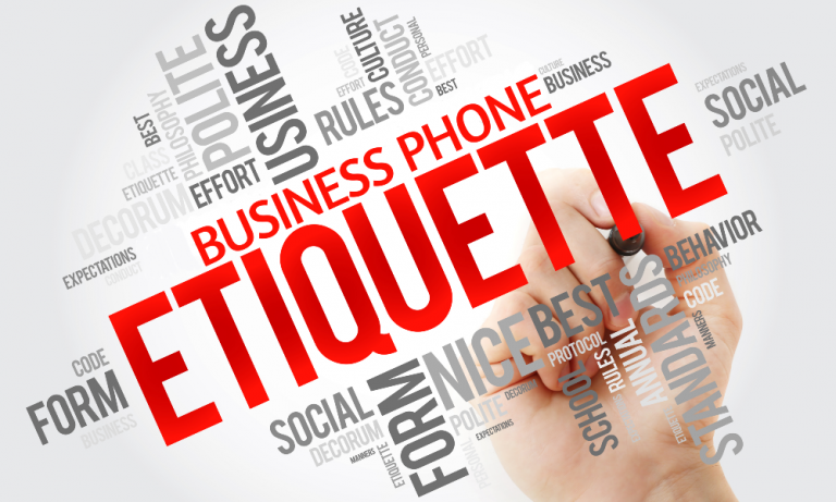 business phone call etiquette